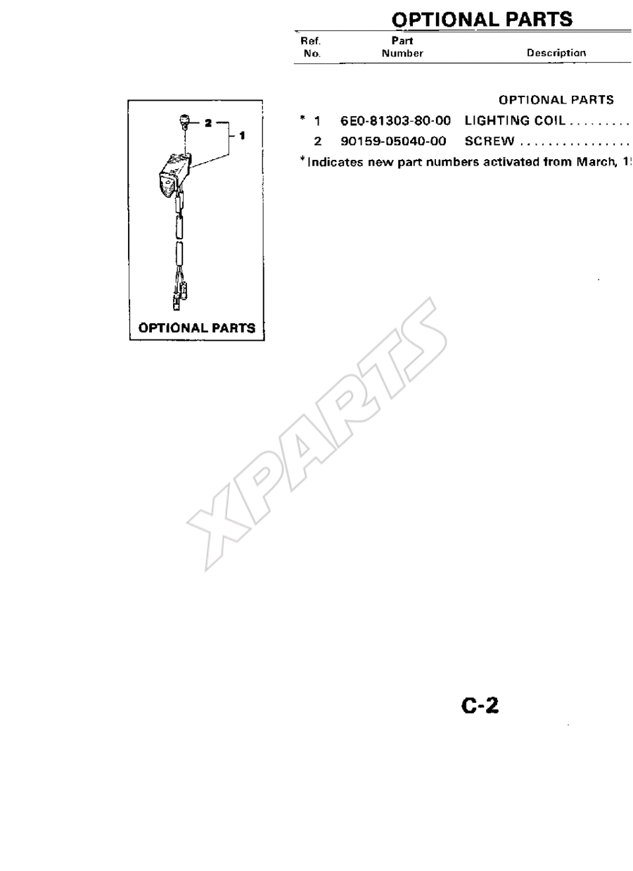 OPTIONAL PARTS
